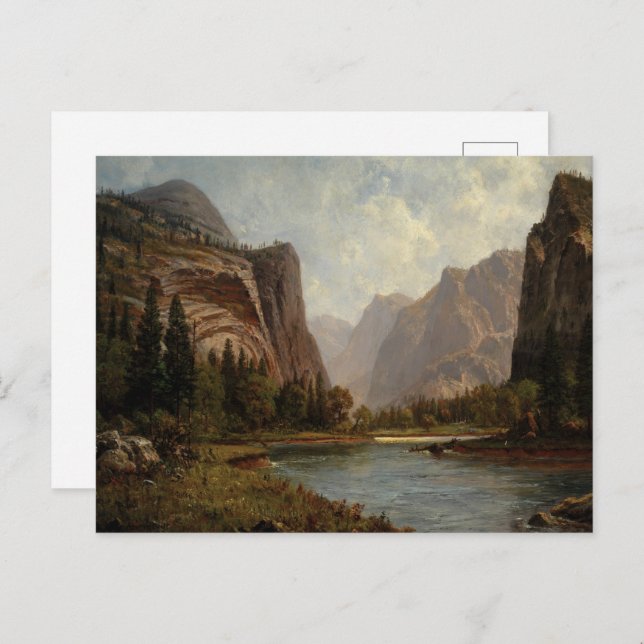 Postal Puerta del Yosemite - Albert Bierstadt (Anverso / Reverso)
