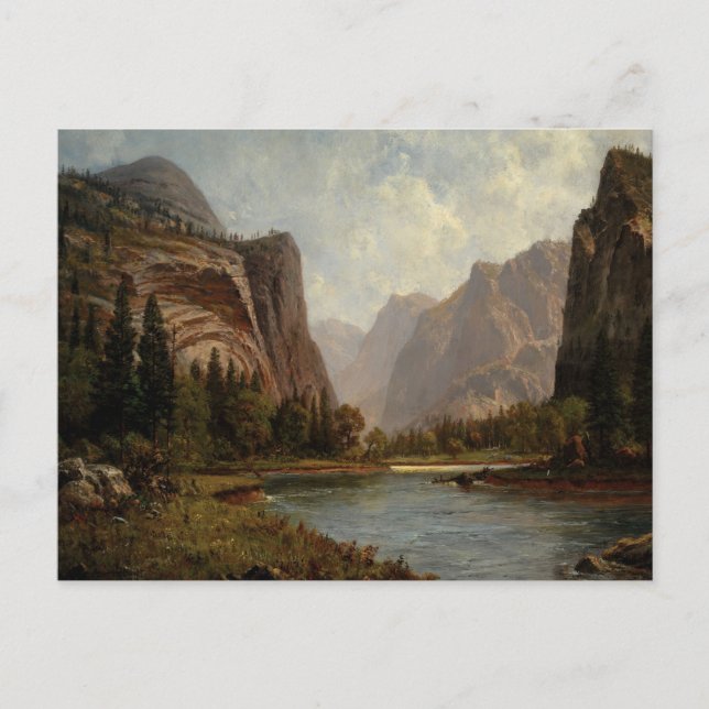 Postal Puerta del Yosemite de Albert Bierstadt (Anverso)