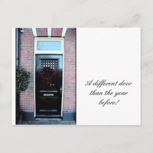 Postal Puerta diferente: los Navidades usaron una nueva t