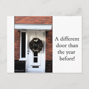 Postal Puerta diferente: los Navidades usaron una nueva t