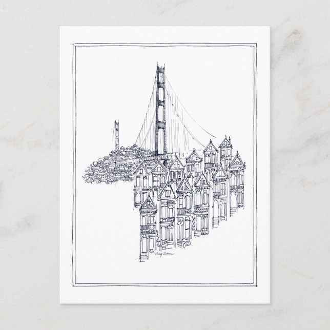 Postal Puerta Dorada (Anverso)