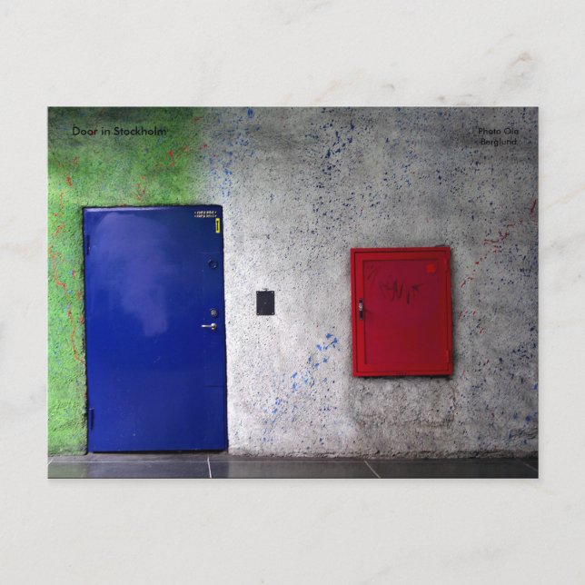 Postal Puerta en Estocolmo, Foto Ola Berg... (Anverso)