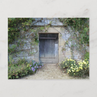 Postal Puerta en Haddon Hall en Derbyshire