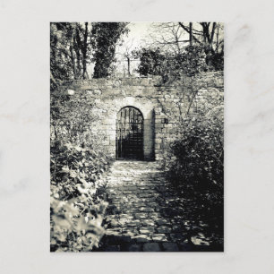 Postal Puerta en la pared