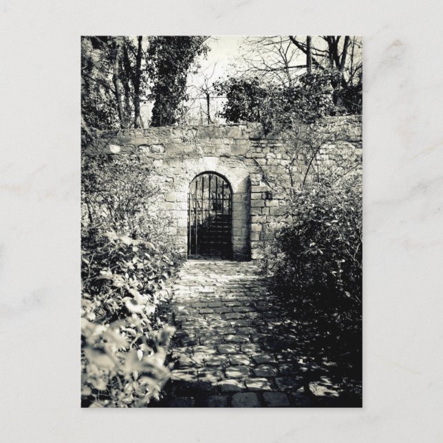 Postal Puerta en la pared (Anverso)