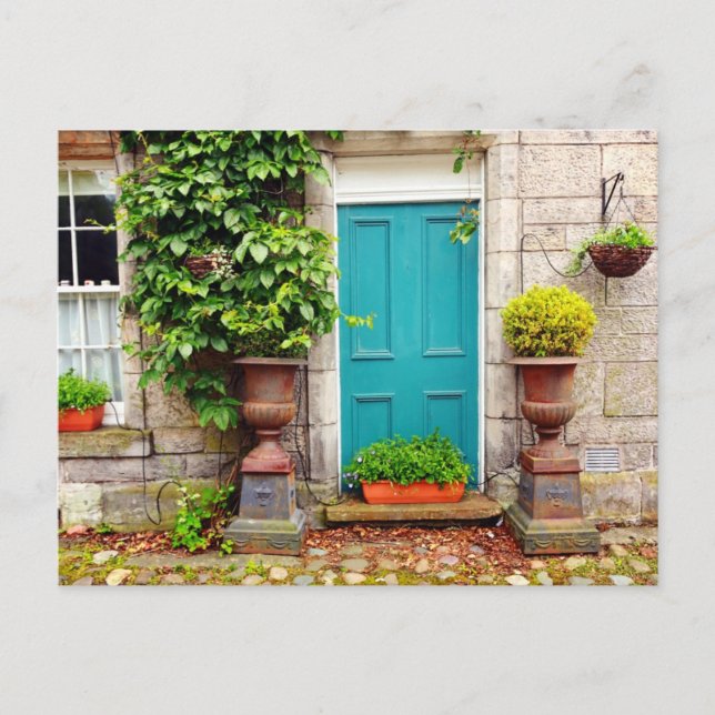 Postal Puerta escocesa tradicional (Anverso)