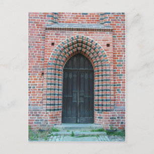 Postal Puerta gótica