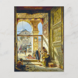 Postal Puerta Gran Mezquita de los Omeyas Damasco | Bauer