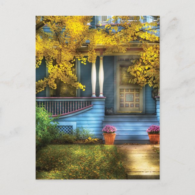 Postal Puerta - Magnífico victoriano (Anverso)