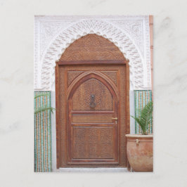 Postal Puerta marroquí