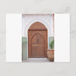 Postal Puerta marroquí