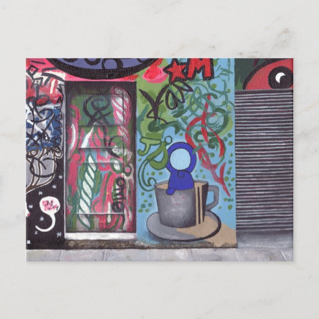 Postal Puerta oculta (Anverso)