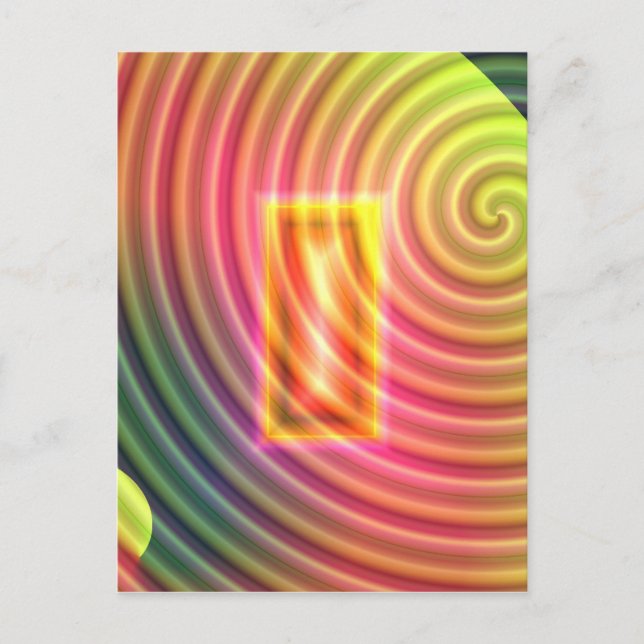 Postal Puerta oculta (Anverso)