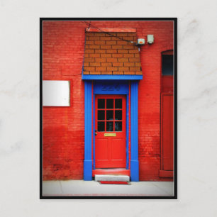 Postal Puerta roja
