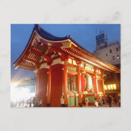 Postal Puerta Sensoji (Asakusa, Japón)