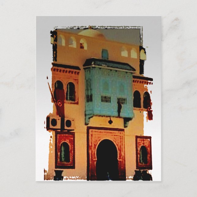 Postal Puerta, Túnez, África del Norte (Anverso)