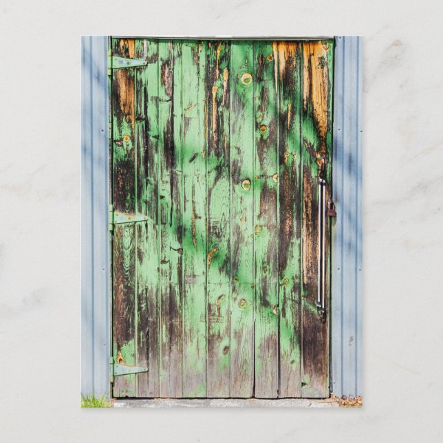 Postal Puerta verde (Anverso)