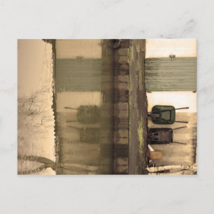 Postal Puerta y flechas