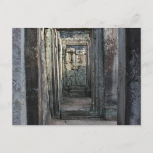 Postal puertas de angkor prohm