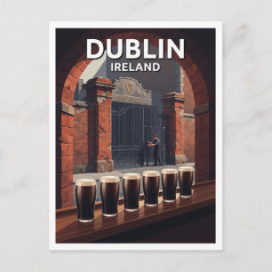 Postal Puertas de la cervecería Guinness, St. James's Gat