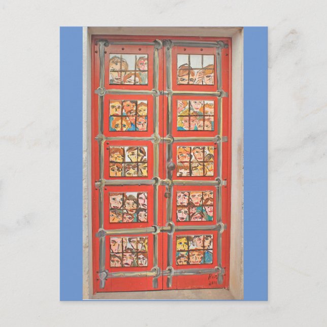 Postal - Puertas de Madeira (Anverso)