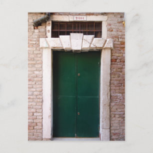 Postal puertas de venecia, italia