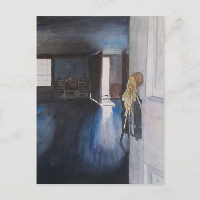 Postal Puertas en la granja de adoquines Ann Arbor (Anverso)