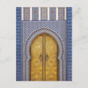Postal Puertas Ornamentadas Del Palacio Del Rey