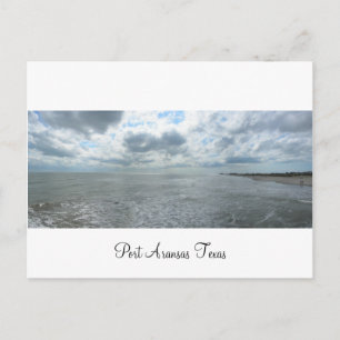 Postal Puerto Aransas (Panorámico) #12 Postcard