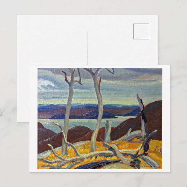 Postal Puerto Coldwell Bay | Franklin Carmichael | (Anverso / Reverso)