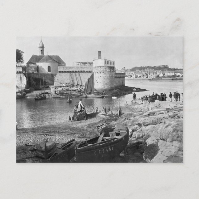 Postal Puerto, Concarneau (Anverso)