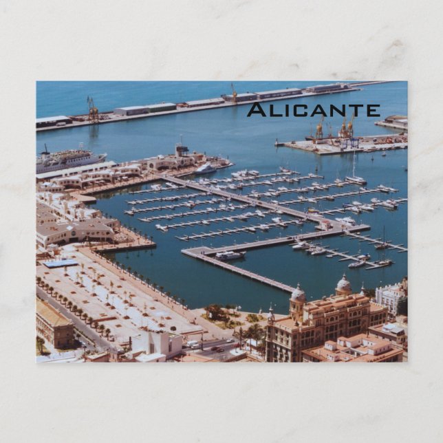 Postal Puerto de Alicante (Anverso)
