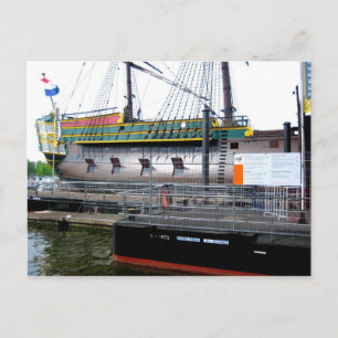 Postal Puerto de Amsterdam - Postcard