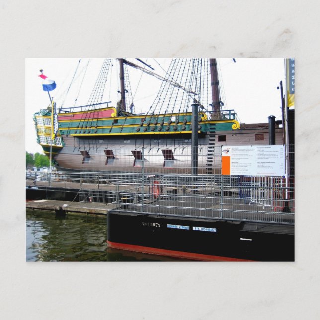 Postal Puerto de Amsterdam - Postcard (Anverso)