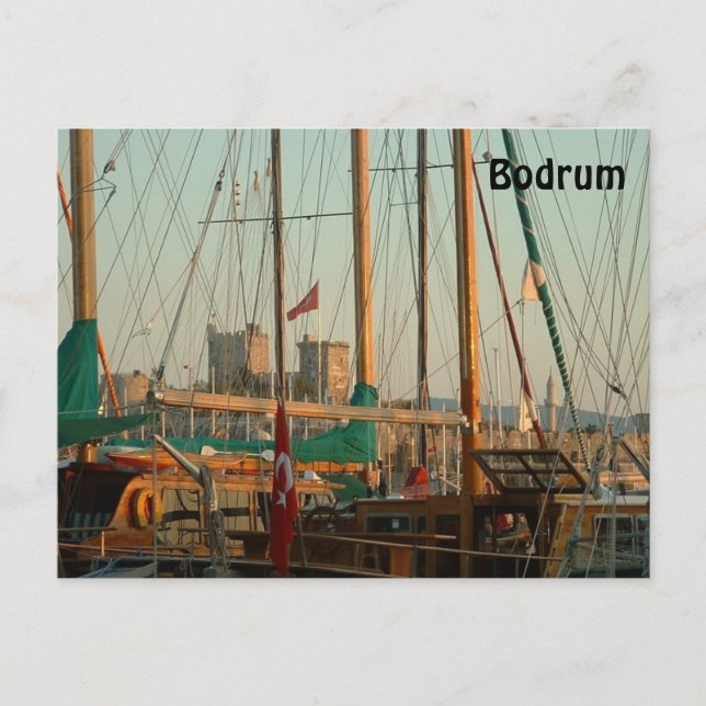 Postal Puerto de Bodrum (Anverso)
