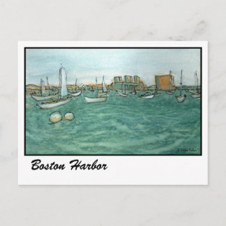Postal Puerto de Boston