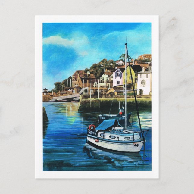 Postal Puerto de Brixham, Devon del Sur (Anverso)