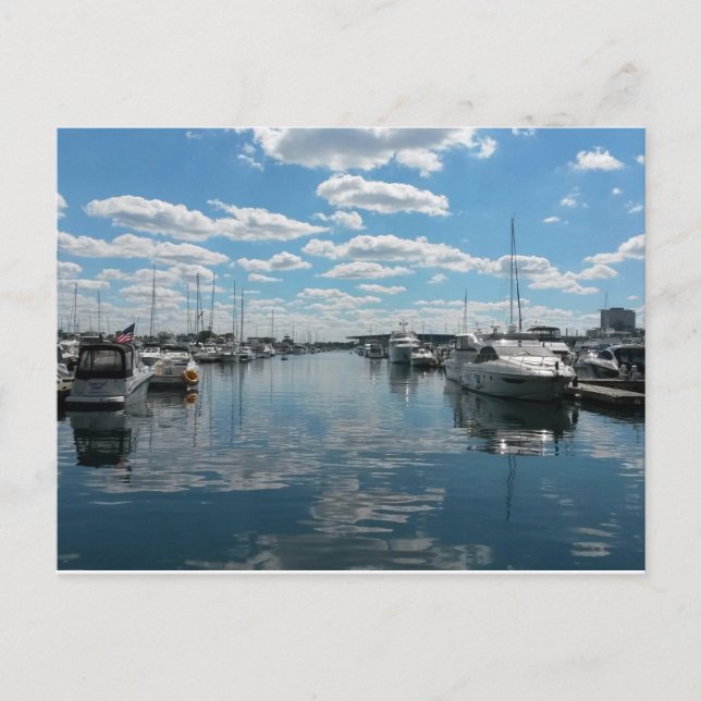 Postal Puerto de Burnham - Chicago (Anverso)