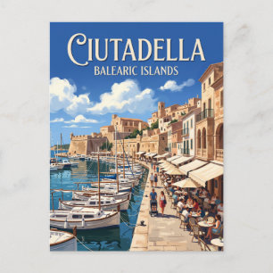 Postal Puerto de Ciutadella España