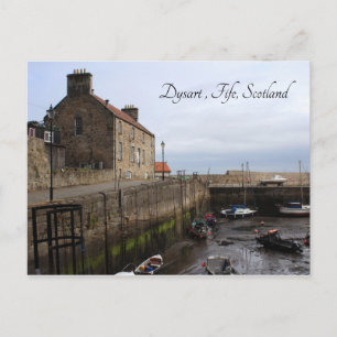 Postal Puerto de Dysart, Costa de Fife, Escocia