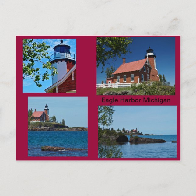 Postal Puerto de Eagle (Anverso)