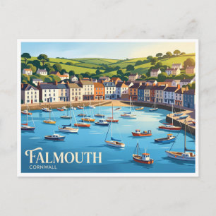 Postal Puerto de Falmouth Inglaterra