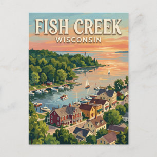 Postal Puerto de Fish Creek Wisconsin