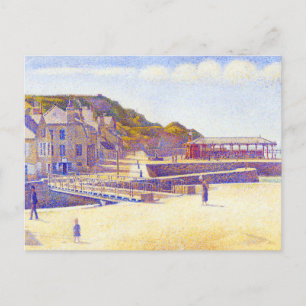 Postal Puerto de Georges Seurat