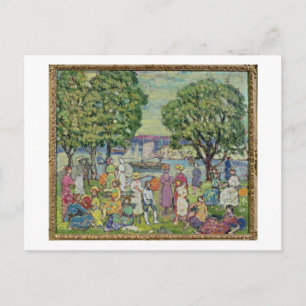 Postal Puerto de Gloucester (aceite sobre lienzo)