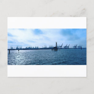 Postal Puerto de Hamburgo Con Muchas Grasas Foto