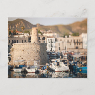 Postal Puerto de Kyrenia al norte de Chipre