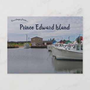 Postal Puerto de la Isla del Príncipe Eduardo