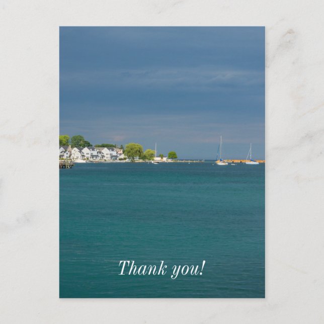 Postal Puerto de la Isla Mackinac (Anverso)