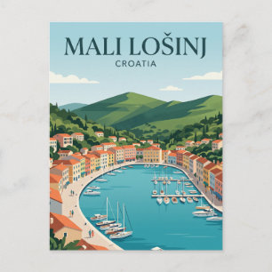 Postal Puerto de Mali Lošinj Croacia